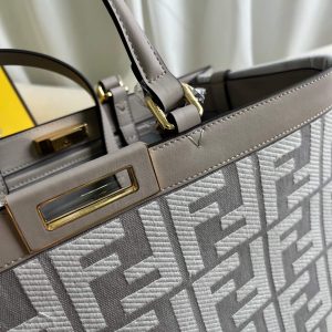 Fendi X-tote Bag In Canvas Bag - Image 4