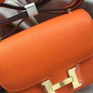 Hermes Constance Orange Bag - Image 3