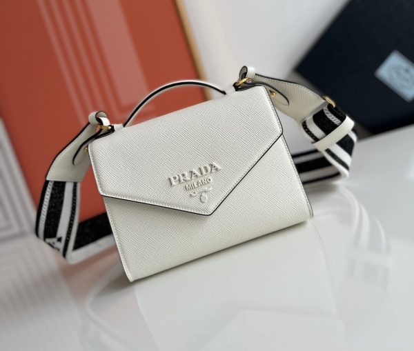 Prada Lettering Logo Tote Bag