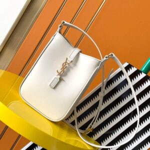 YSL Le 5 À 7 Mini White Bag