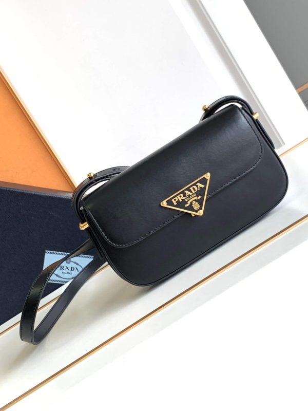 Prada Embleme Saffiano Shoulder Bag