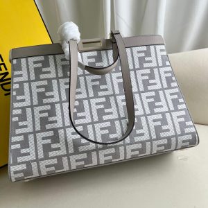 Fendi X-tote Bag In Canvas Bag - Image 5
