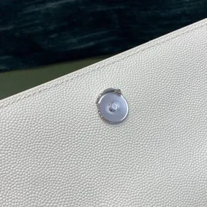 YSL Kate White Bag Silver Hardware - Image 8