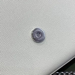 YSL Kate White Bag Silver Hardware - Image 5