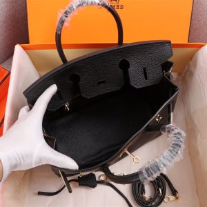 Hermes Birkin Leather Bag - Image 8
