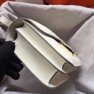 Hermes Constance White Bag - Image 5