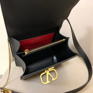Valentino VSling Crossbody Black Bag - Image 6
