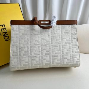 Fendi X-Tote Bag In Canvas Bag - Image 7