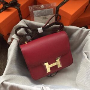Hermes Constance  Brownish Crimson Bag
