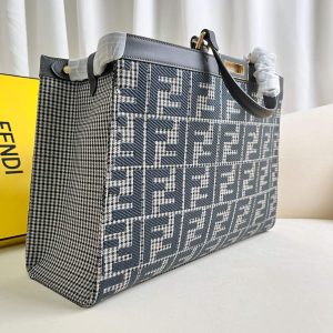 Fendi X-Tote Bag In Canvas Bag - Image 6