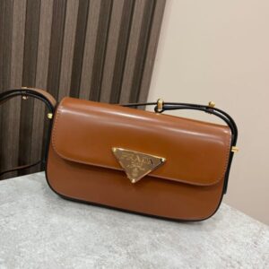 Prada Embleme Saffiano Shoulder Bag