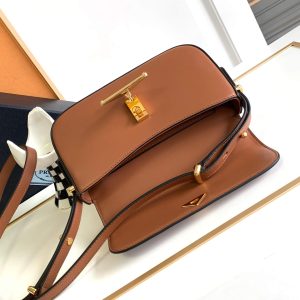 Prada Embleme Saffiano Shoulder Bag - Image 7