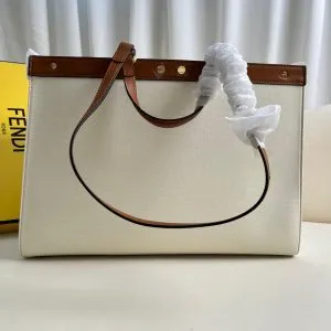 Fendi X-Tote Bag In Canvas Bag - Image 7