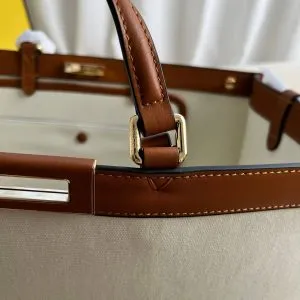 Fendi X-Tote Bag In Canvas Bag - Image 8