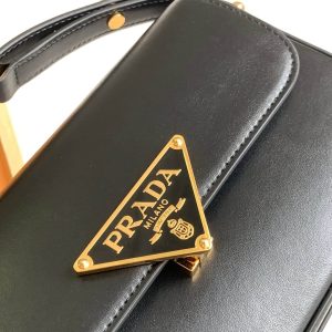 Prada Embleme Saffiano Shoulder Bag - Image 9