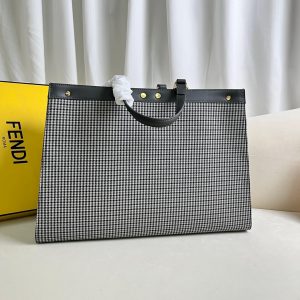 Fendi X-Tote Bag In Canvas Bag - Image 7