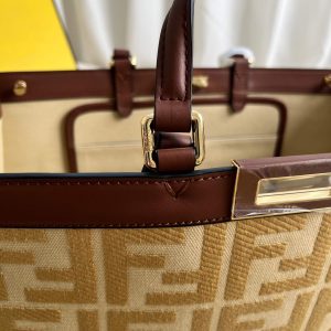 Fendi X-Tote Bag In Canvas Bag - Image 8