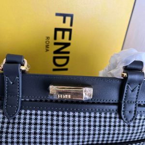 Fendi X-Tote Bag In Canvas Bag - Image 8