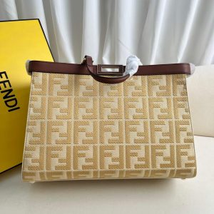 Fendi X-Tote Bag In Canvas Bag - Image 9