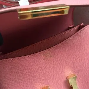 Hermes Constance Pink Bag - Image 9