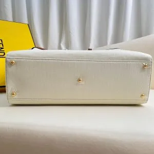 Fendi X-Tote Bag In Canvas Bag - Image 9