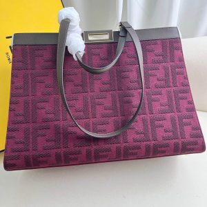 Fendi X-tote Bag In Canvas Bag - Image 9