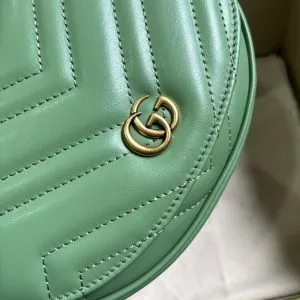 Gucci Mini GG Marmont Leather Shoulder Bag - Image 9